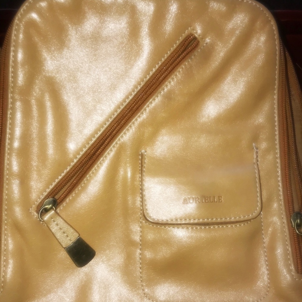 Knapsack. Faux leather